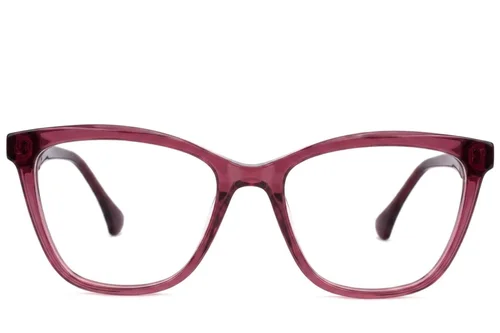 Lunettes papillon en acétate rouge #BS2607-0877