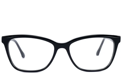 Lunettes papillon en acétate noir #BS2607-0878