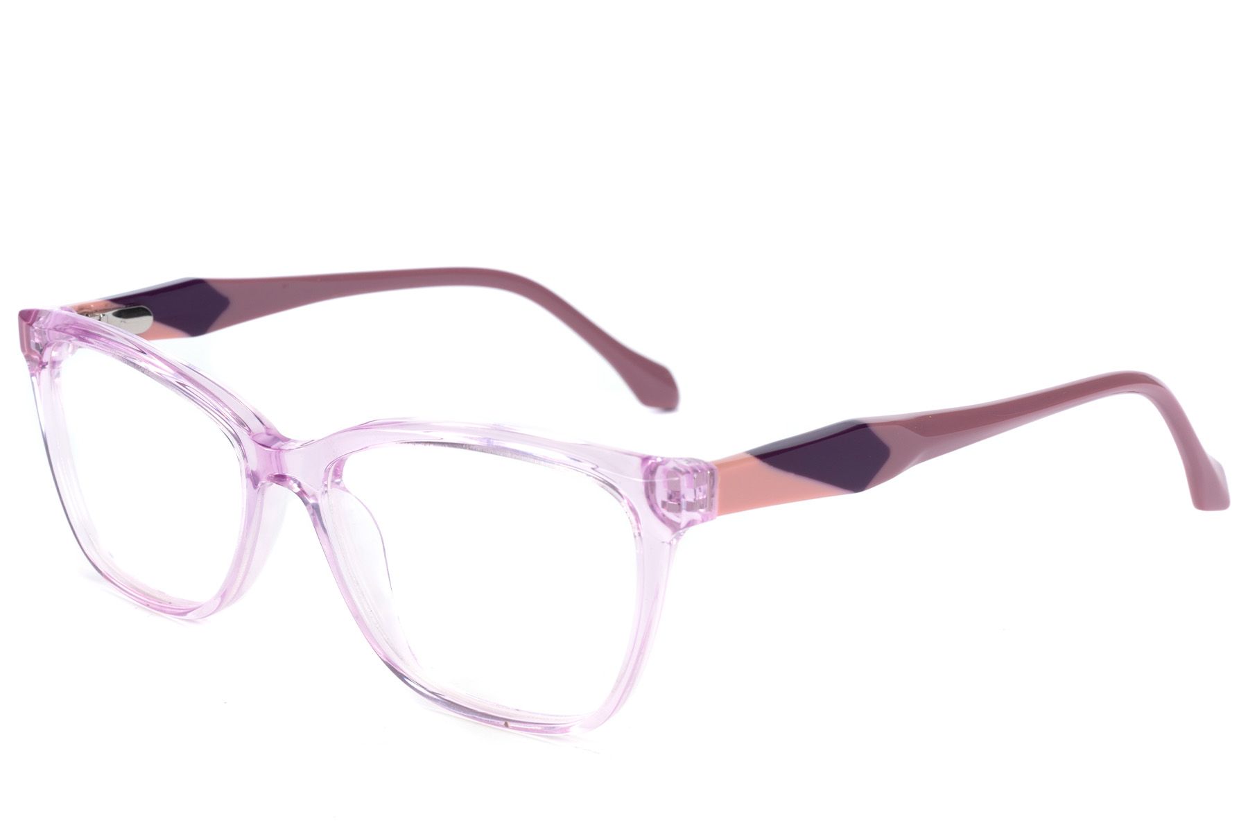 Occhiali in acetato viola farfalla #BS2607-0879
