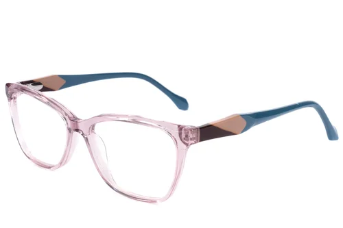 Lunettes en acétate rose papillon #BS2607-0881