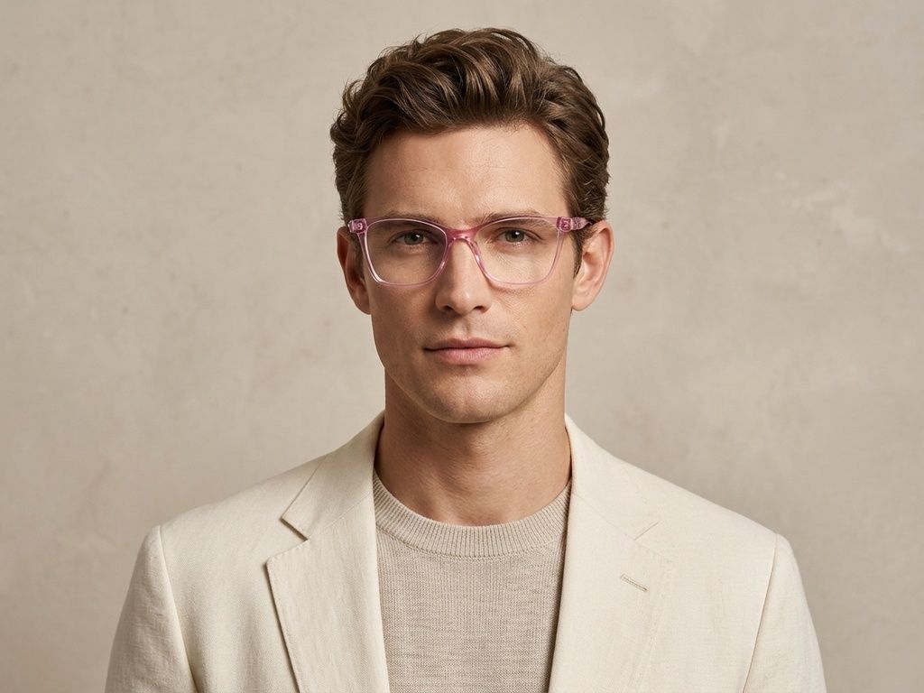 Butterfly Pink Acetate Glasses #BS2607-0889