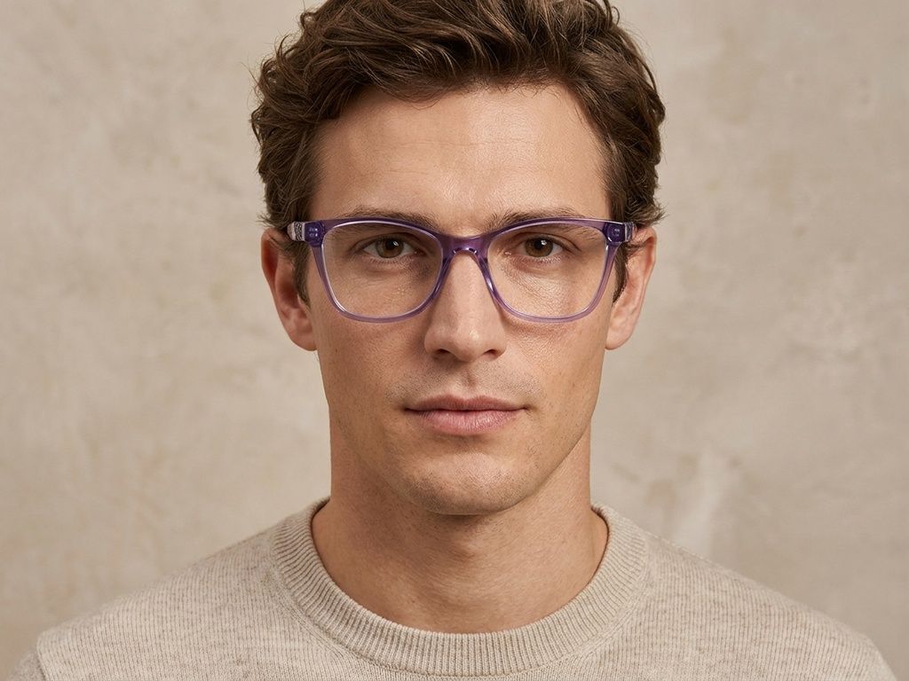 Butterfly Purple Acetate Glasses #BS2607-0891