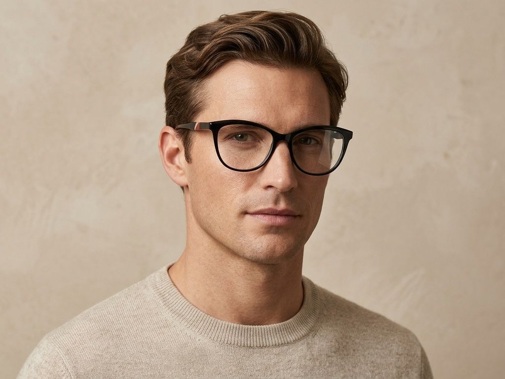 Butterfly Black Acetate Glasses #BS2607-0893