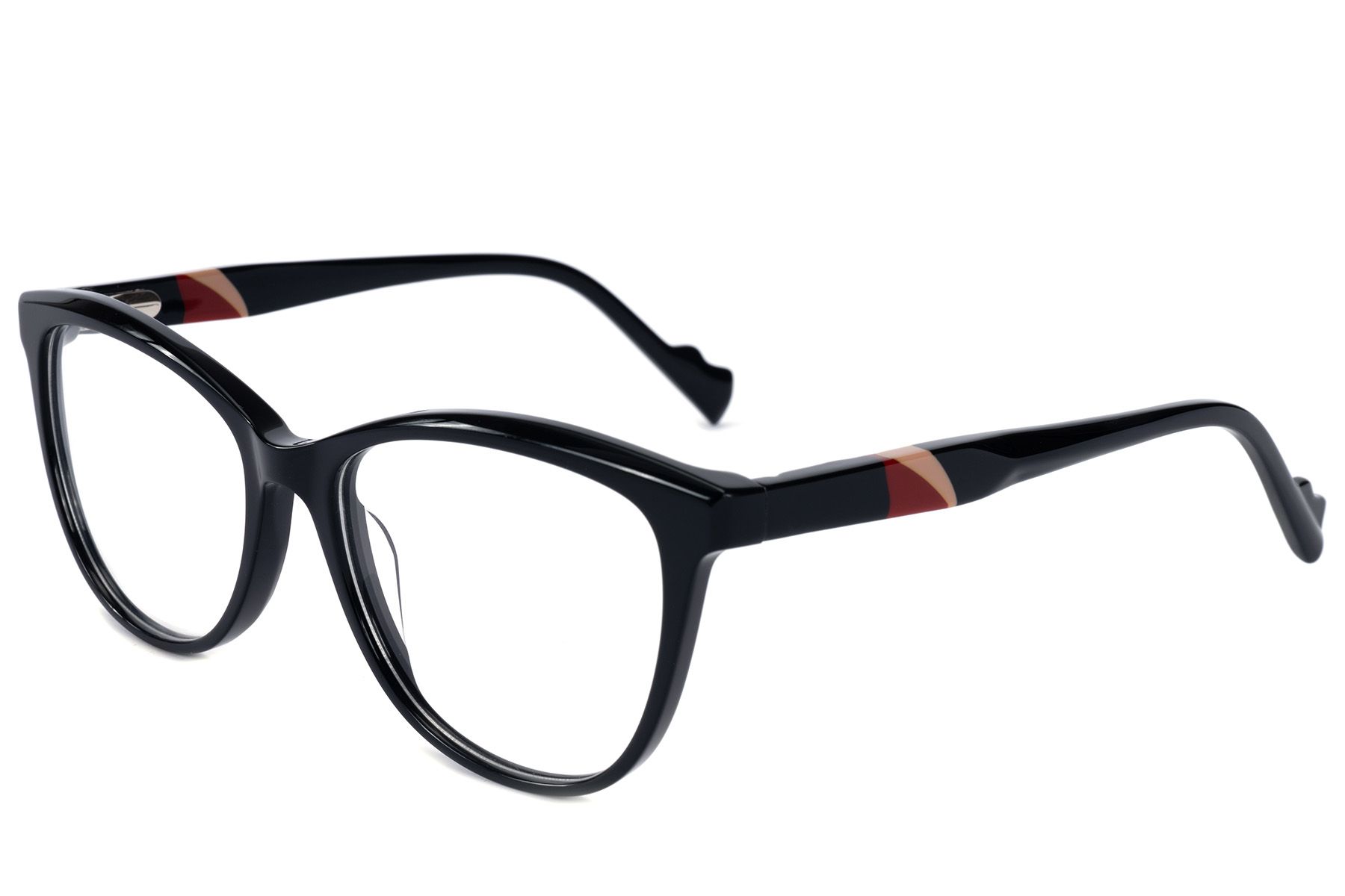 Vasos de acetato negro con forma de mariposa #BS2607-0893