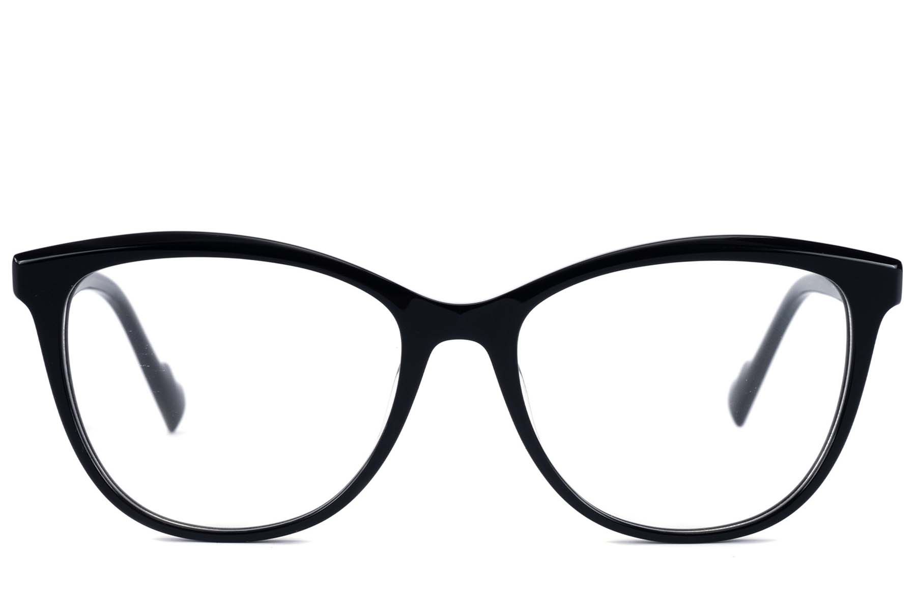 Butterfly Black Acetate Glasses #BS2607-0893