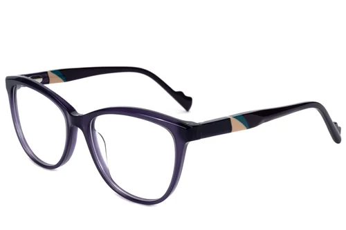 Lunettes en acétate violet papillon #BS2607-0894