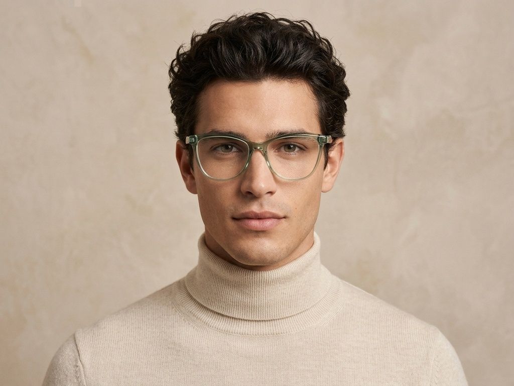 Butterfly Green Acetate Glasses #BS2607-0897