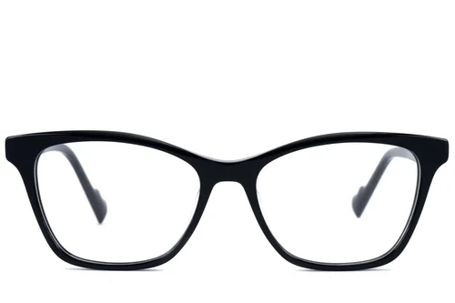 Lunettes papillon en acétate noir #BS2607-0898