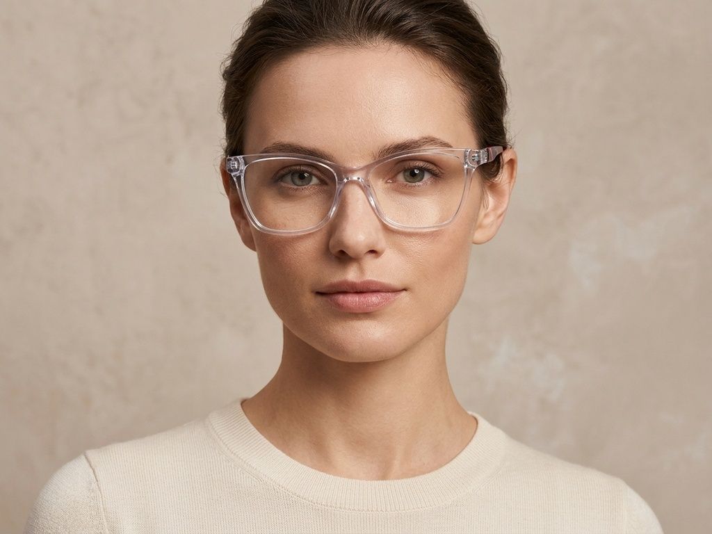 Butterfly Transparent Acetate Glasses #BS2607-0900