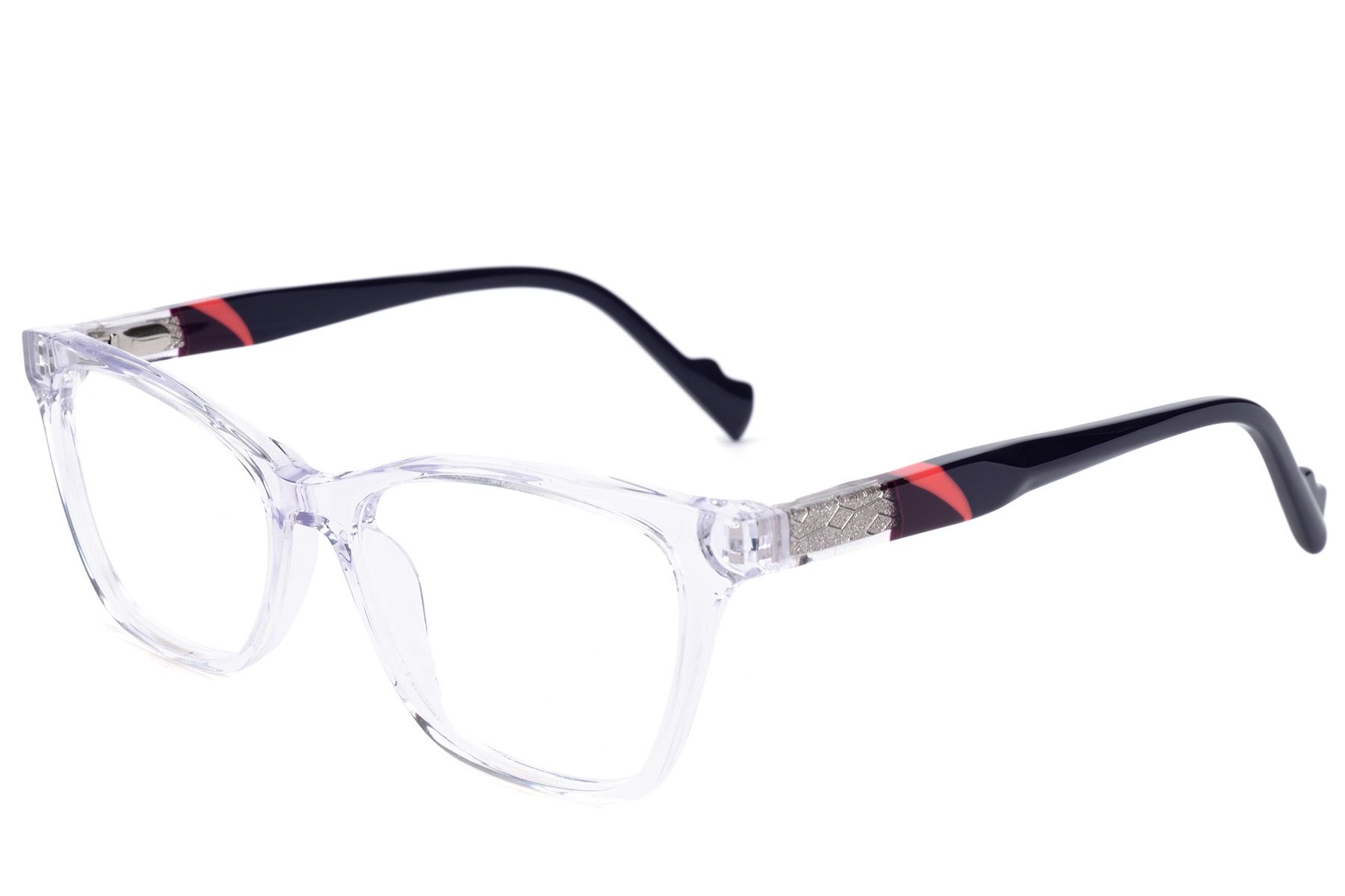 Butterfly Transparent Acetate Glasses #BS2607-0900