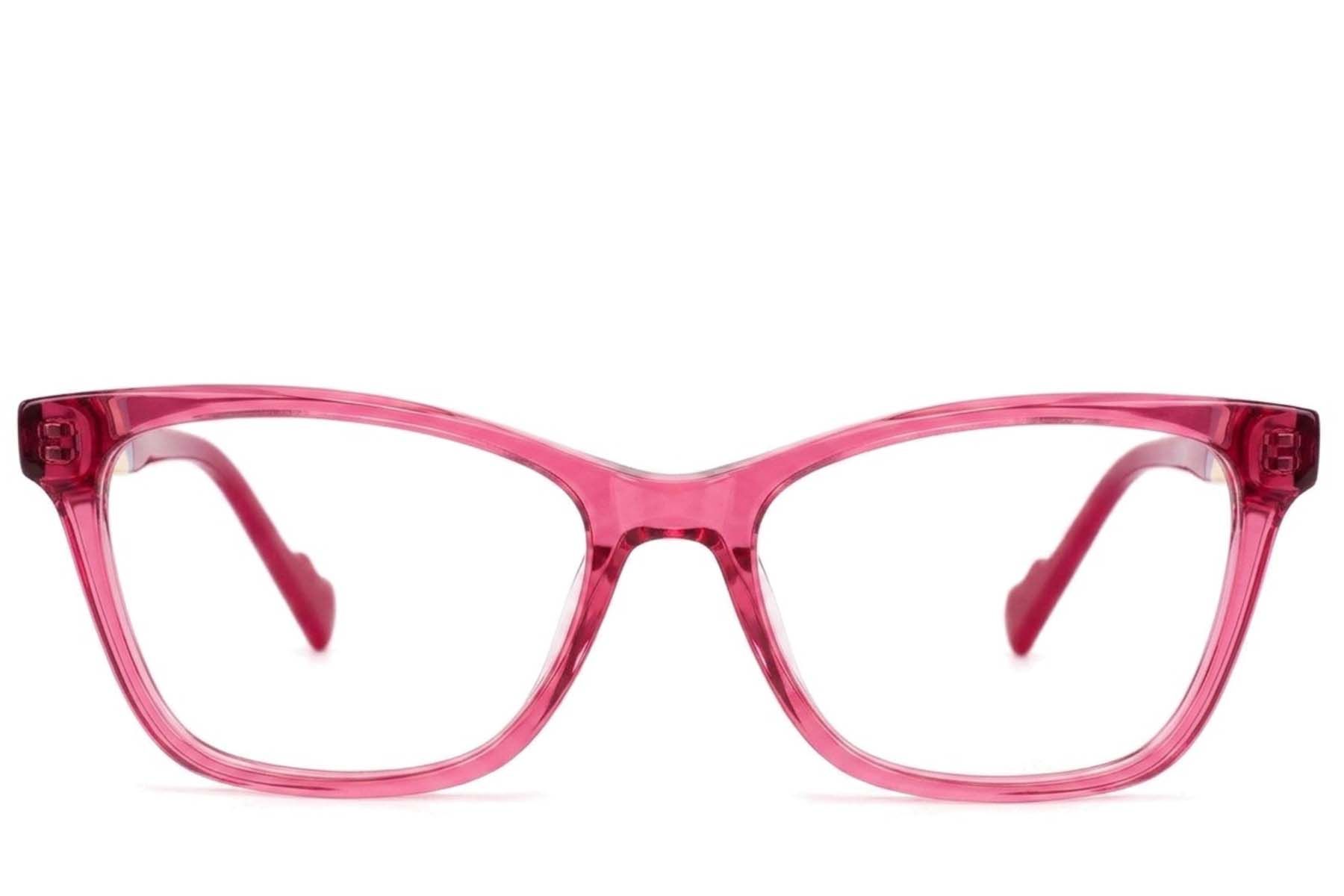 Vasos de acetato rojo con forma de mariposa #BS2607-0901