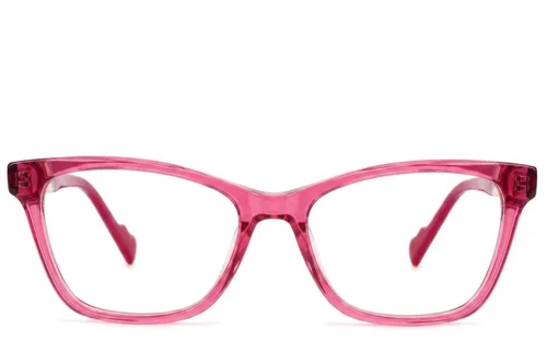 Lunettes papillon en acétate rouge #BS2607-0901