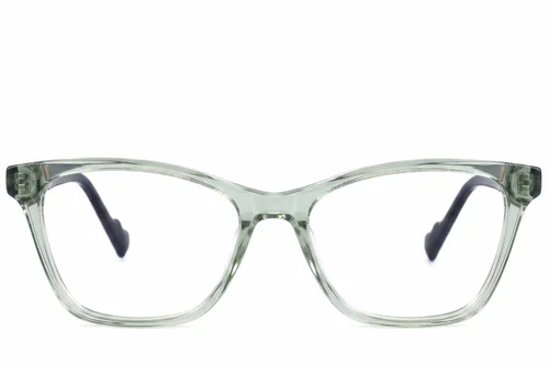 Lunettes en acétate vert papillon #BS2607-0902