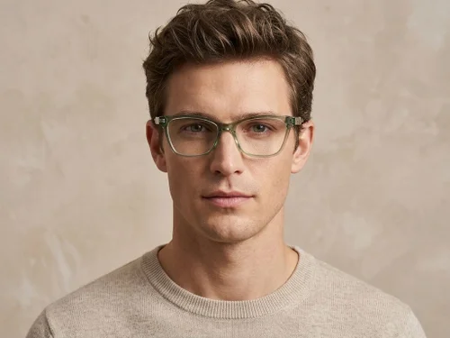 Lunettes en acétate vert papillon #BS2607-0902