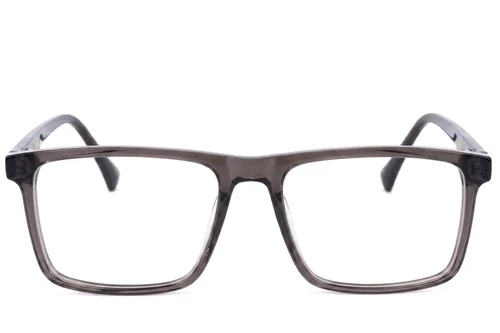 Lunettes rectangulaires en acétate brun #BS2607-0905