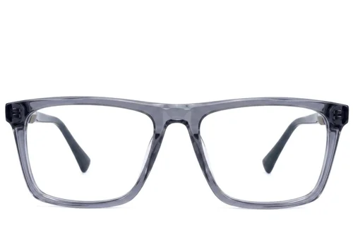 Lunettes rectangulaires en acétate gris #BS2607-0911