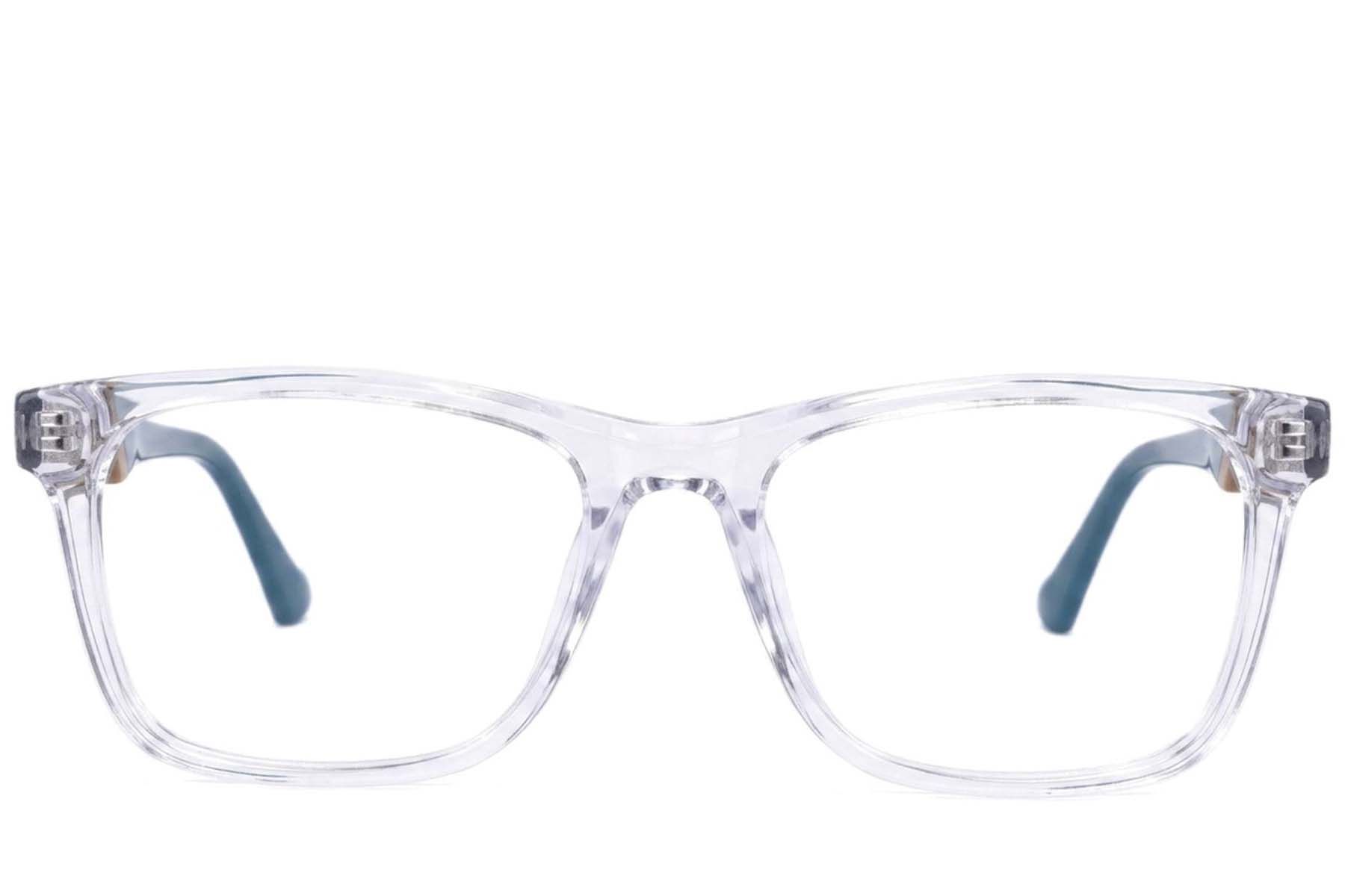 Rectangular Transparent Acetate Glasses #BS2607-0920