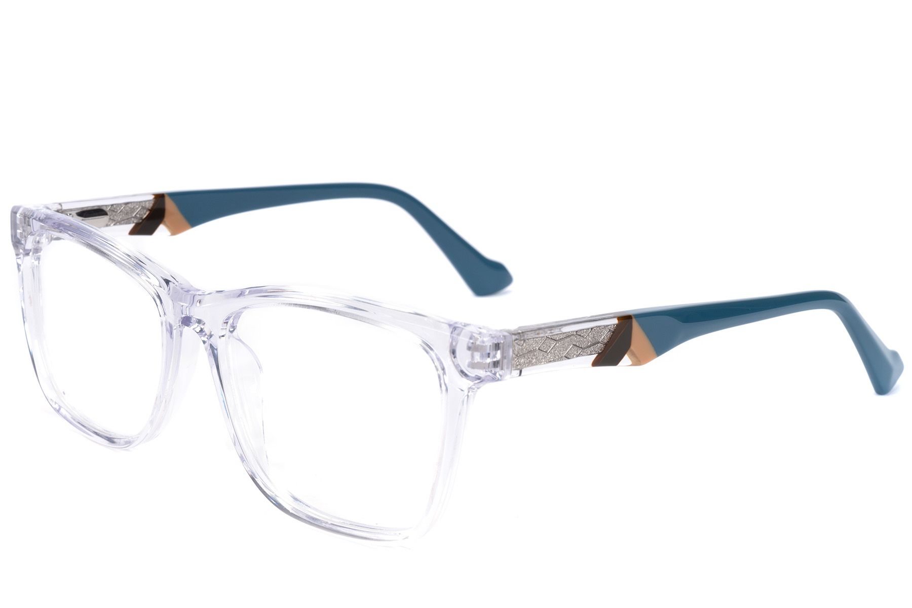 Vasos rectangulares de acetato transparente #BS2607-0920