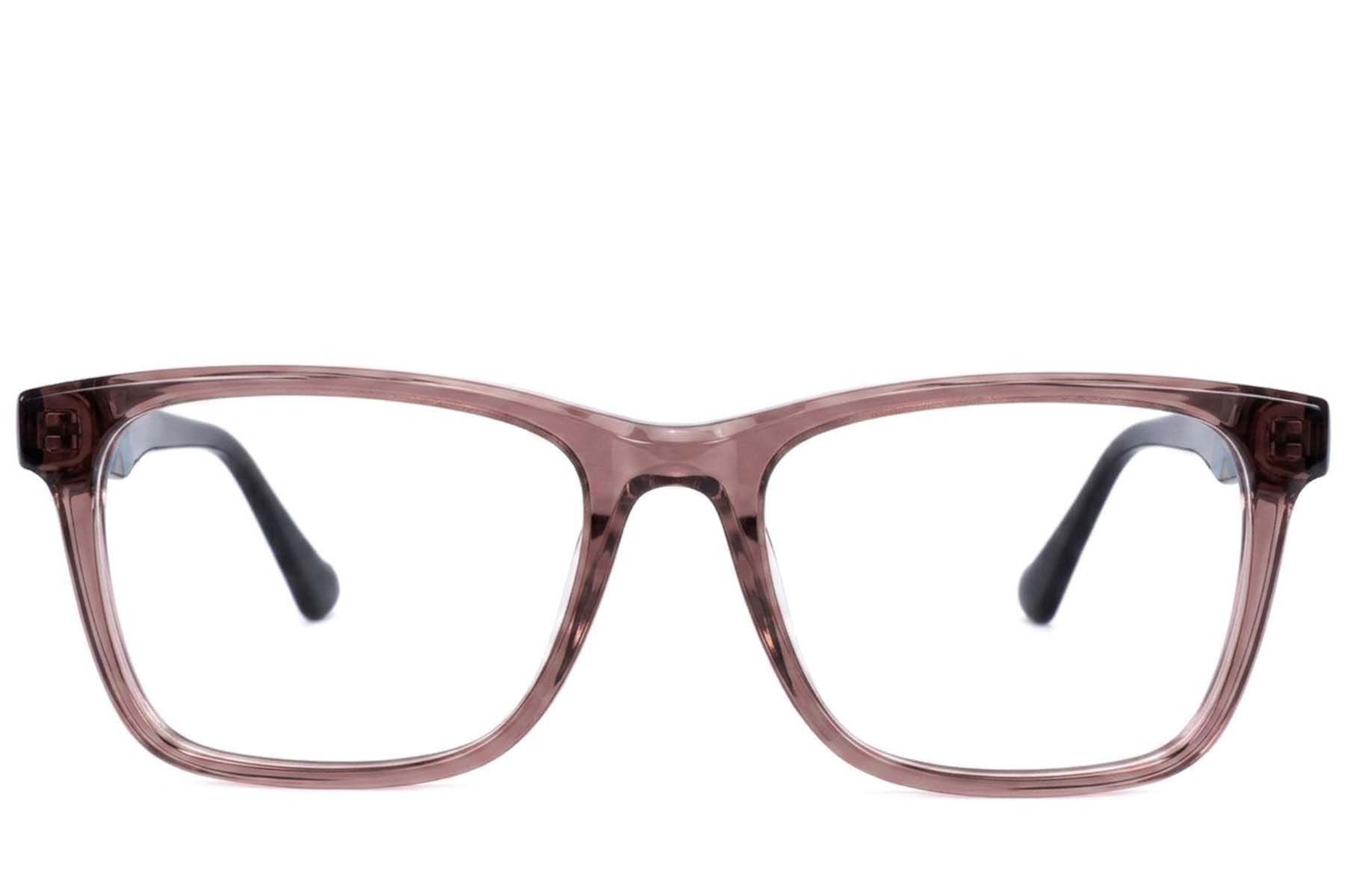 Rectangular Brown Acetate Glasses #BS2607-0922