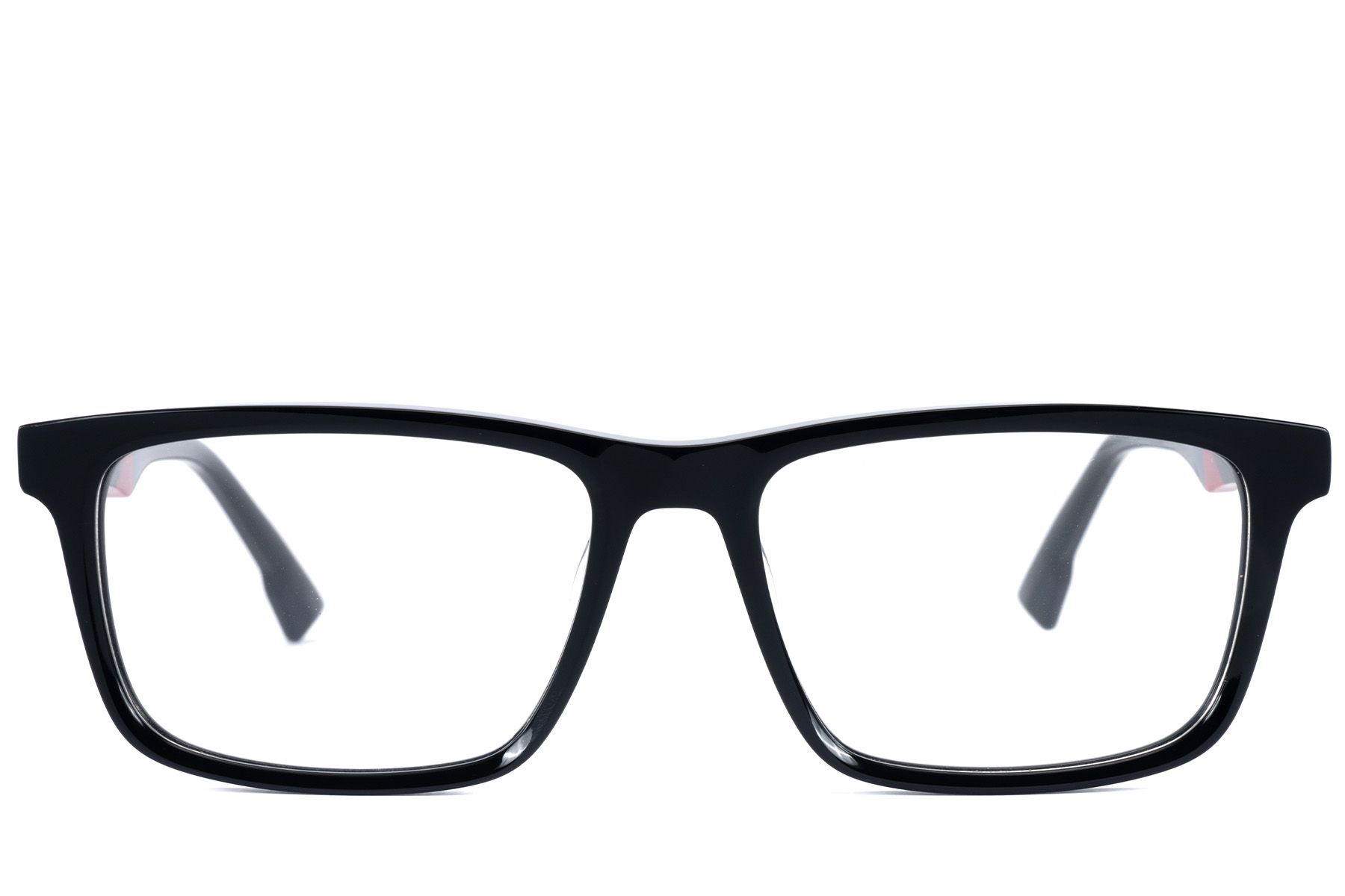 Rectangular Black Acetate Glasses #BS2607-0928