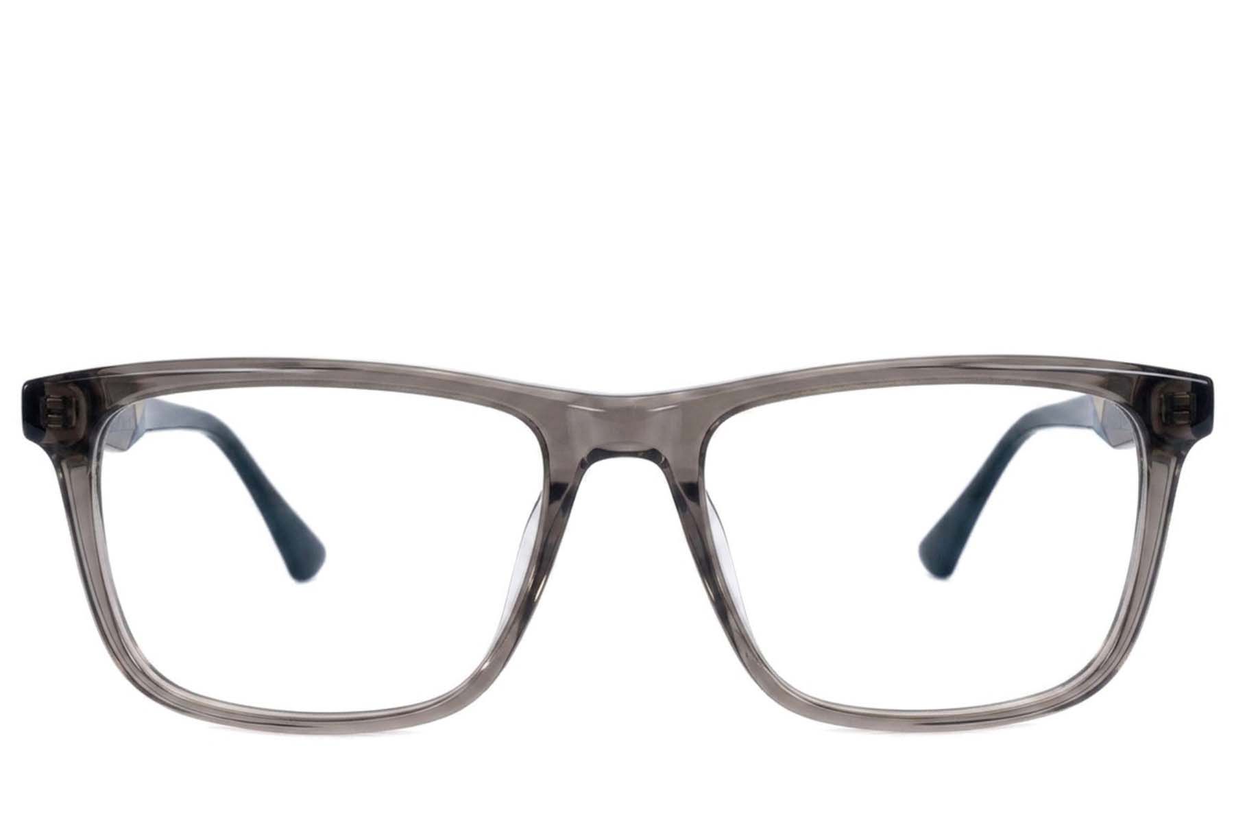 Vasos rectangulares de acetato gris #BS2607-0935