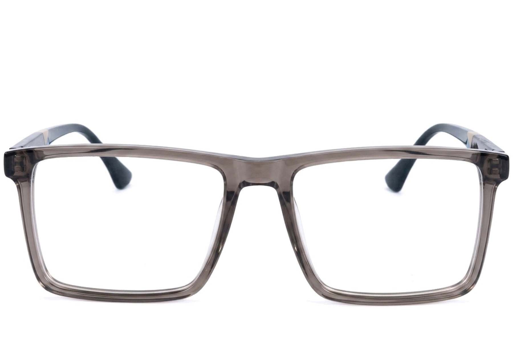 Rectangular Grey Acetate Glasses #BS2607-0940