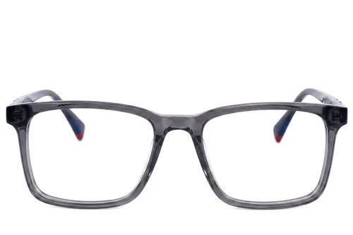 Lunettes rectangulaires en acétate gris #BS2607-0945