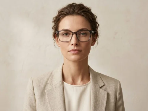 Lunettes rectangulaires en acétate gris #BS2607-0945