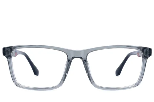 Lunettes rectangulaires en acétate gris #BS2607-0950