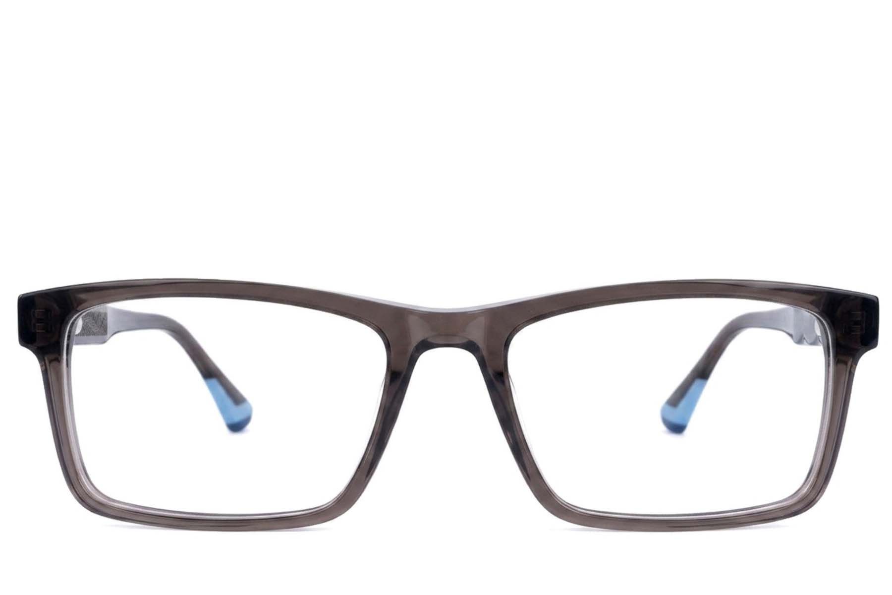 Vasos rectangulares de acetato gris #BS2607-0960