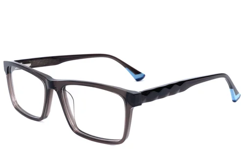 Lunettes rectangulaires en acétate gris #BS2607-0960