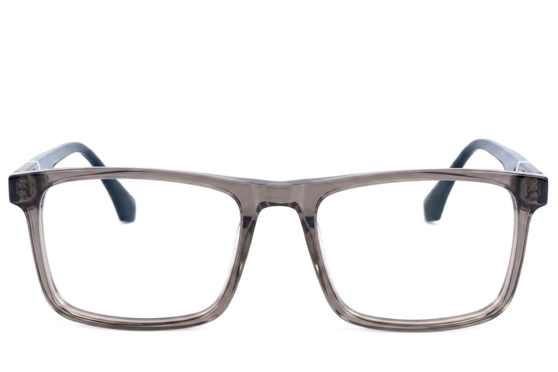 Vasos rectangulares de acetato gris #BS2607-0974