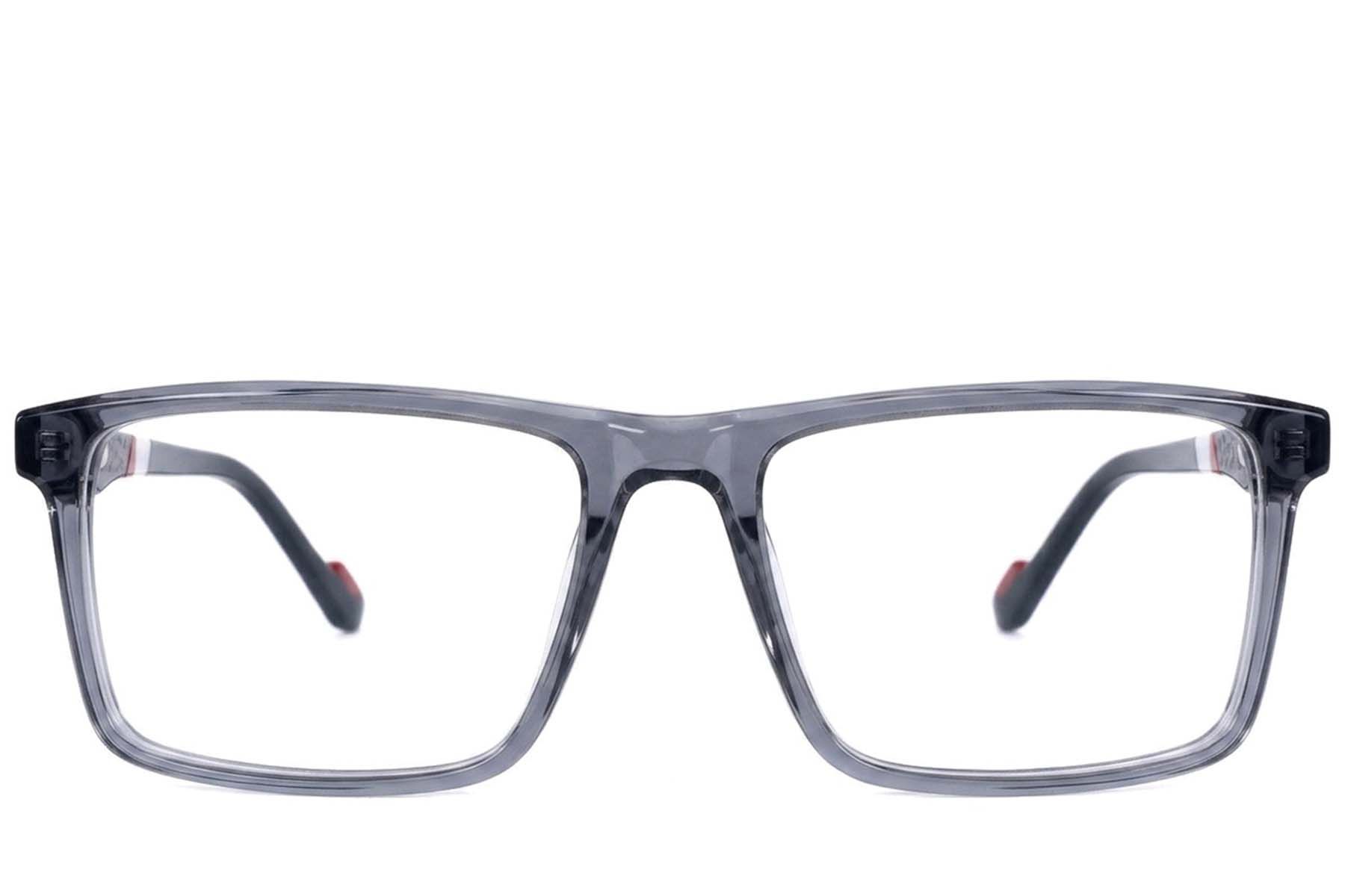Vasos rectangulares de acetato gris #BS2607-0978