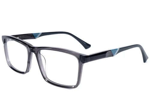 Lunettes rectangulaires en acétate gris #BS2607-0984