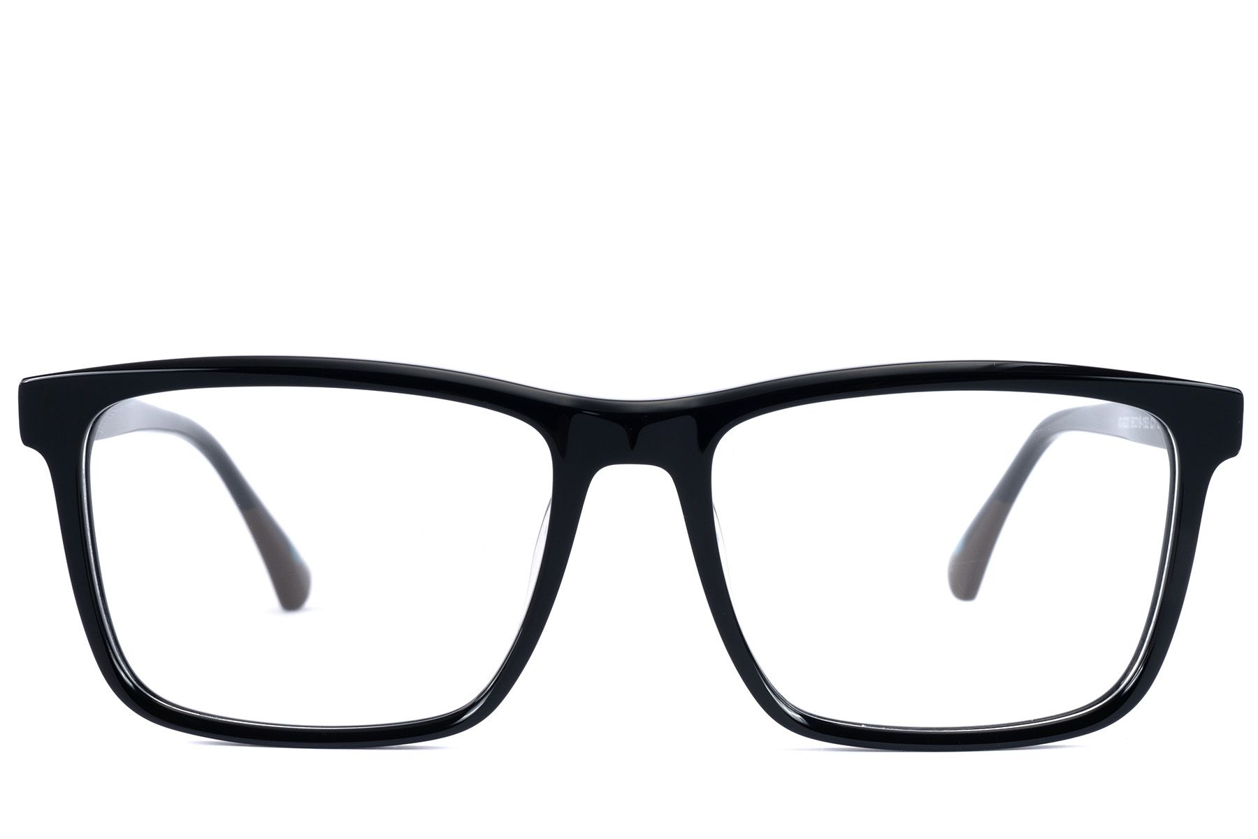 Rectangular Black Acetate Glasses #BS2607-0991