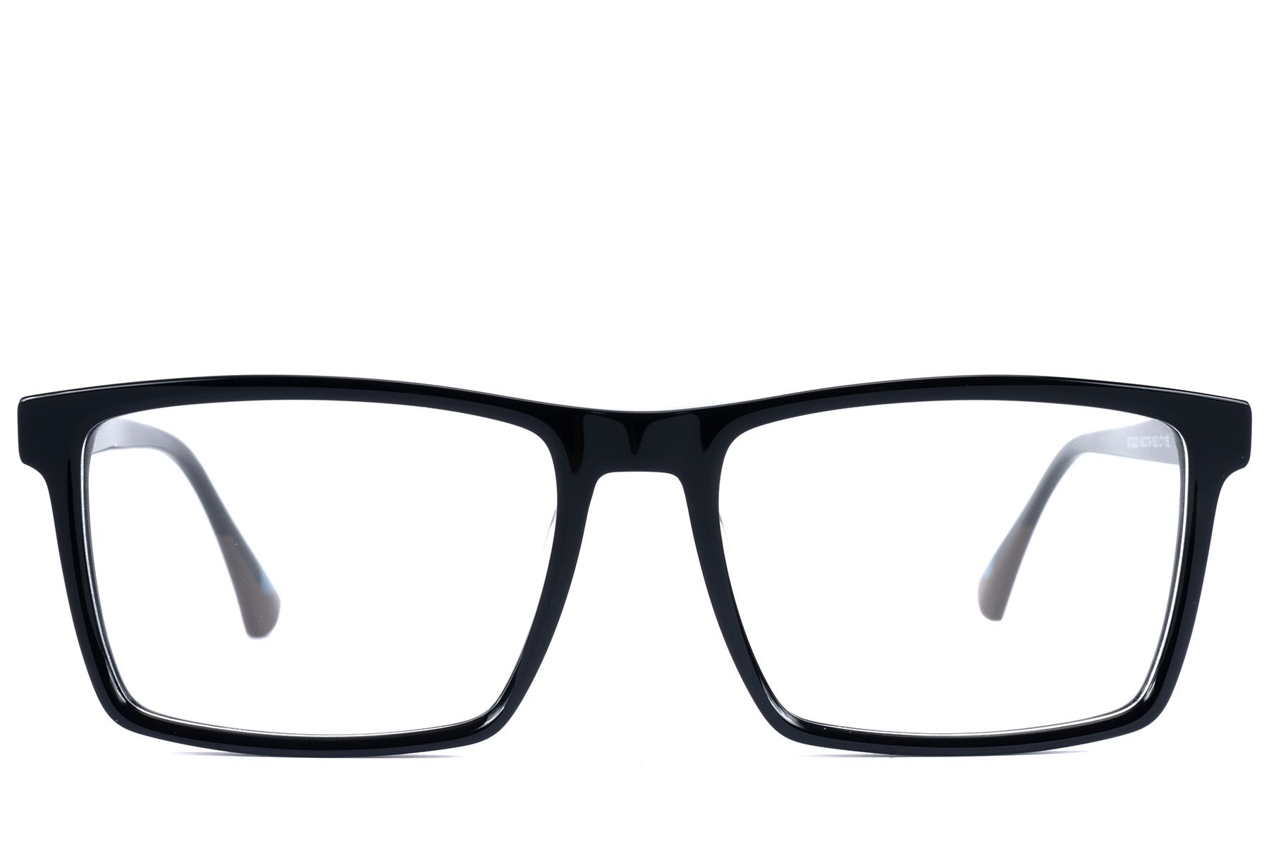 Bicchieri rettangolari in acetato nero #BS2607-0996