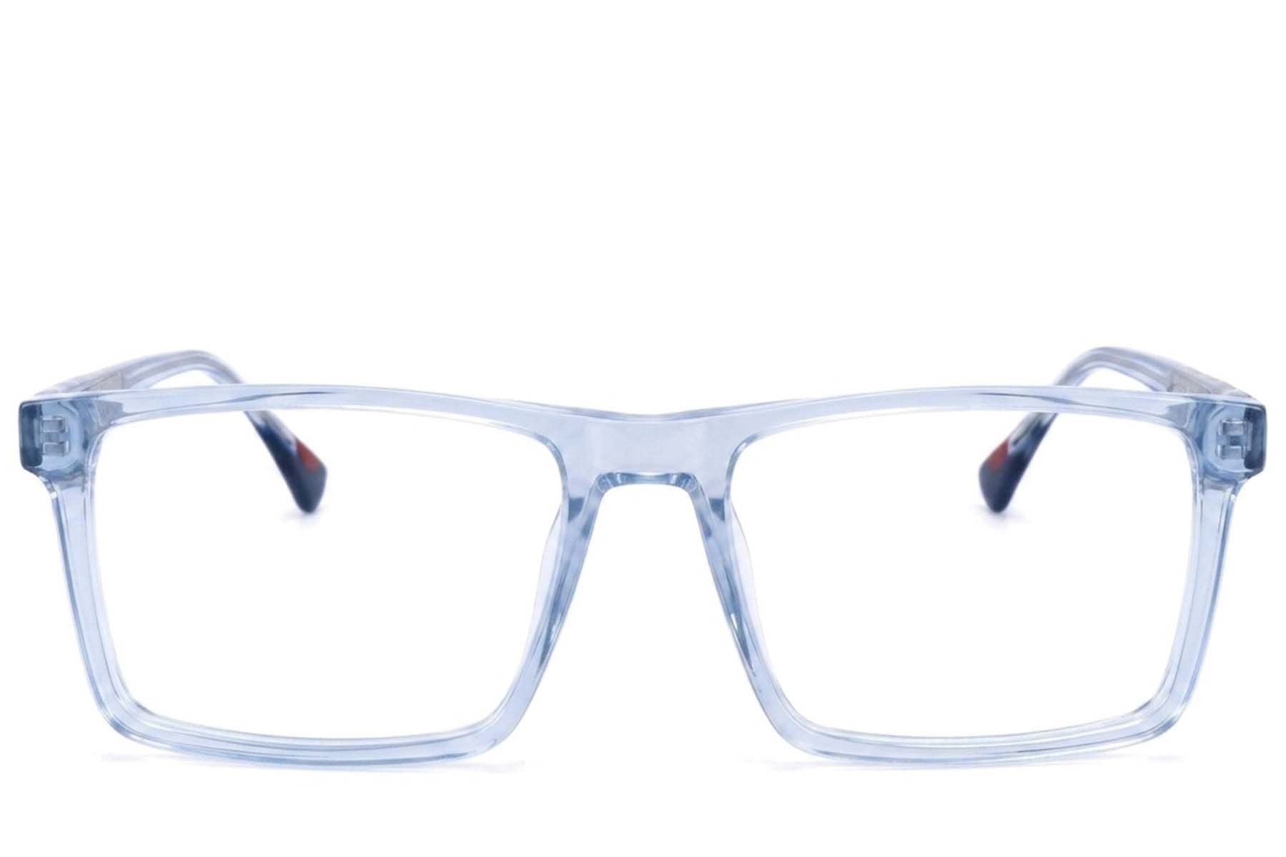 Rectangular Blue Acetate Glasses #BS2607-0998