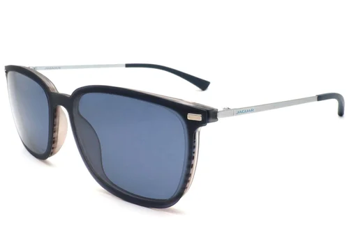 Lunettes de soleil rectangulaires noires à clip Ultem #BS420-0457