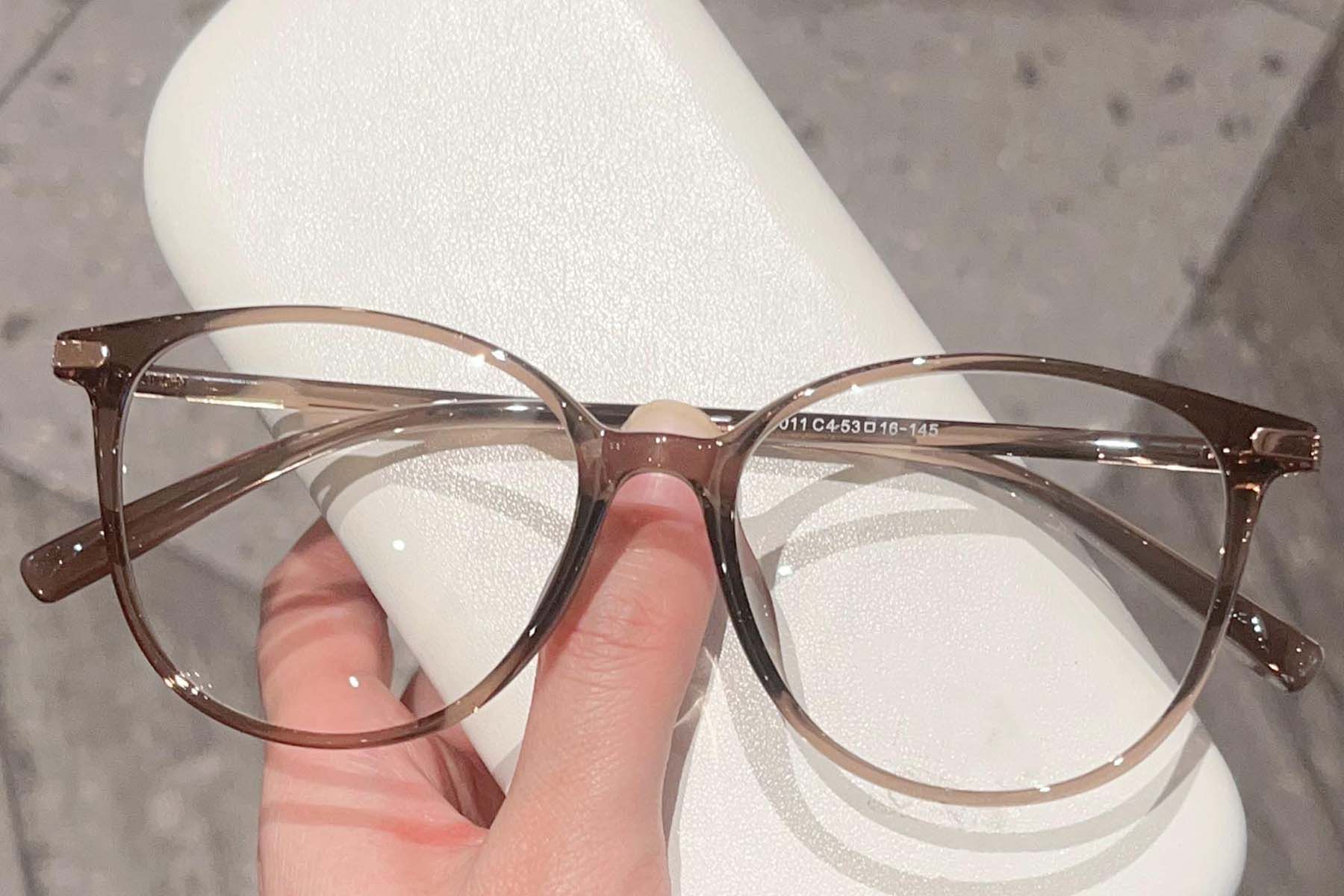 Oval Brown TR90 Glasses #BS423-0274