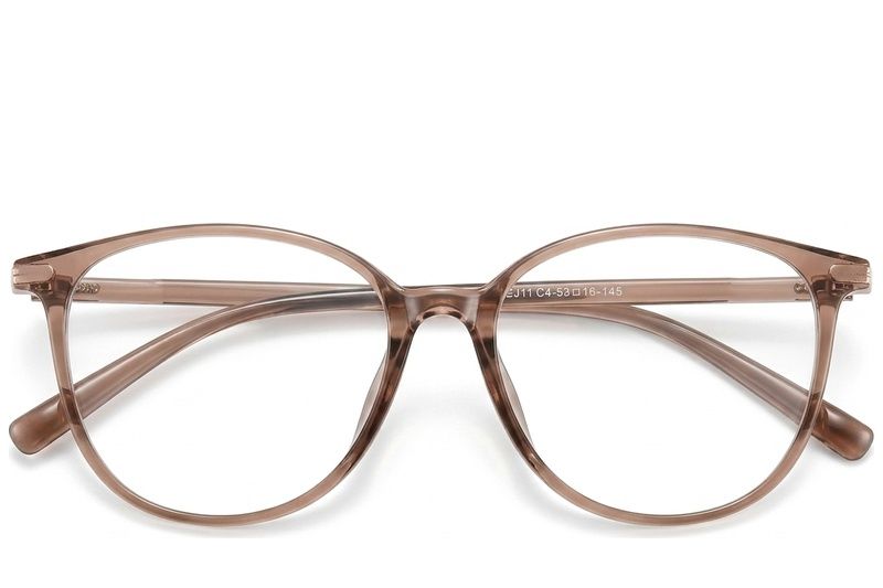 Oval Brown TR90 Glasses #BS423-0274