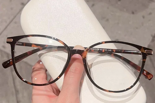 Lunettes ovales écaille TR90 #BS423-0276