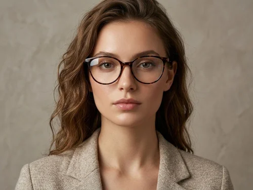 Lunettes ovales écaille TR90 #BS423-0283