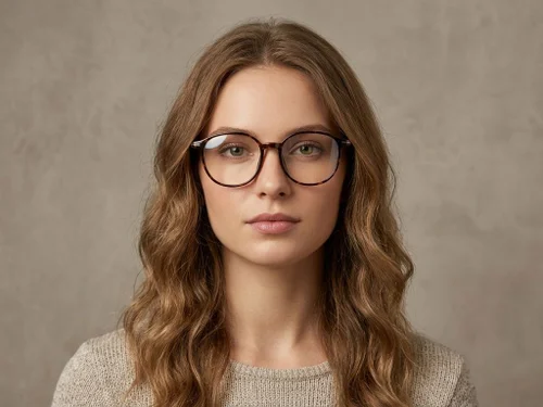 Lunettes ovales écaille TR90 #BS423-0288
