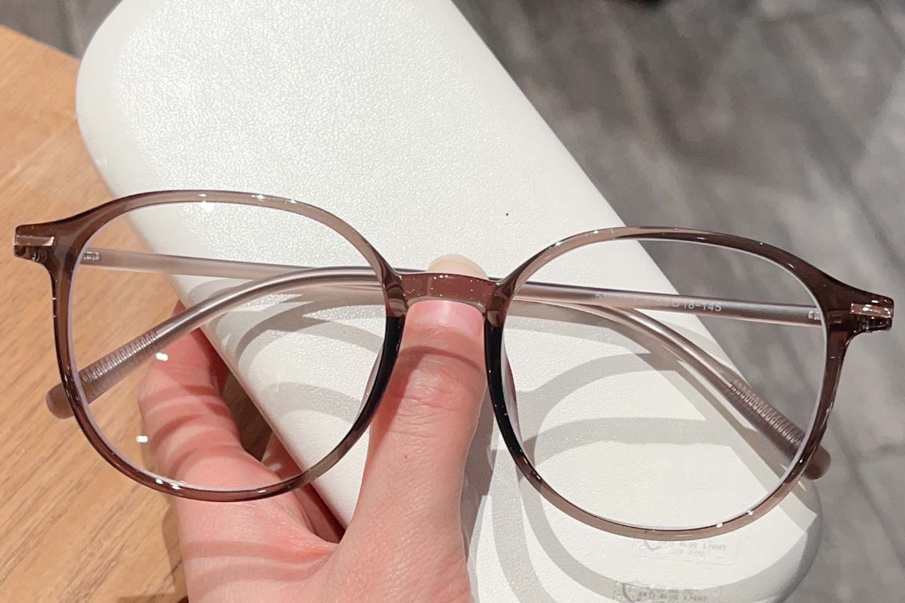 Oval Brown TR90 Glasses #BS423-0289