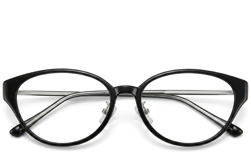 Butterfly Black Acetate Glasses #BS423-0295
