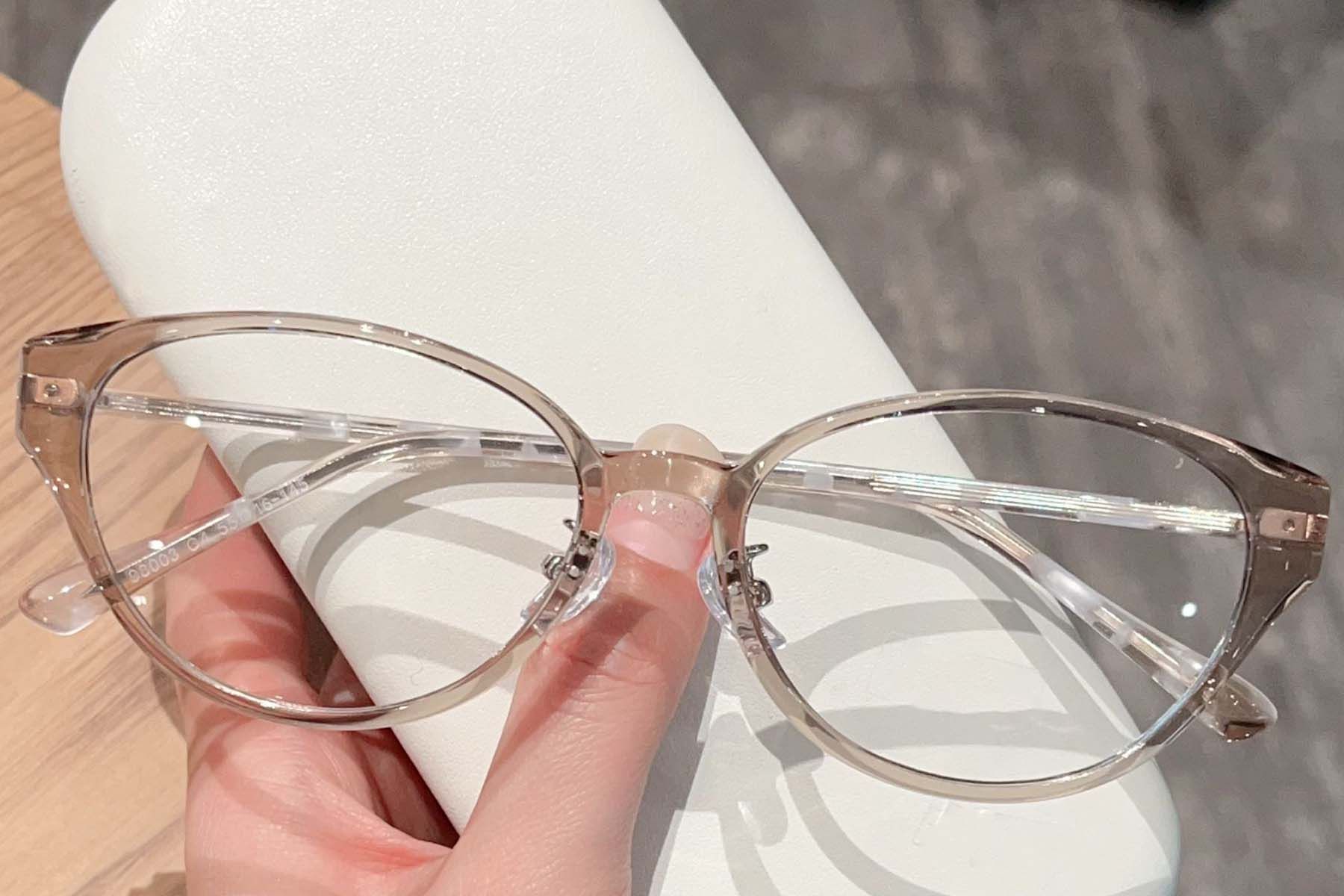 Lunettes papillon en acétate brun #BS423-0297