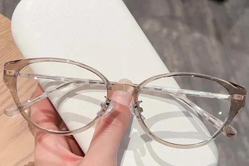Lunettes papillon en acétate brun #BS423-0297