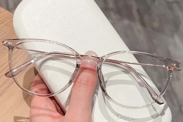 Gafas ovaladas rosas TR90 #BS423-0331