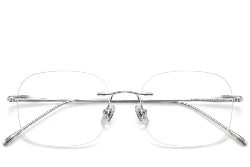 Invisible Silver Titanium Glasses #BS423-0340