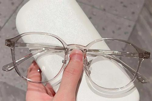 Lunettes ovales roses TR90 #BS423-0359
